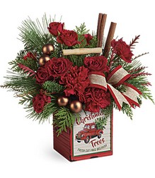 Teleflora's Merry Vintage Christmas Bouquet from Weidig's Floral in Chardon, OH